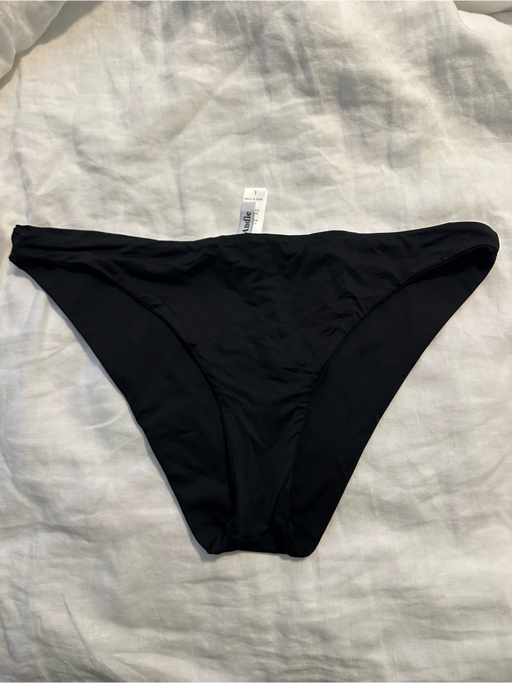 Andie The Signature Black Bikini Bottom